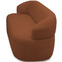Ver imagem 6 de Sofá 3 Lugares Living Orgânico Sala de Estar 170cm Conka F05 Veludo Terracota - Mpozenato