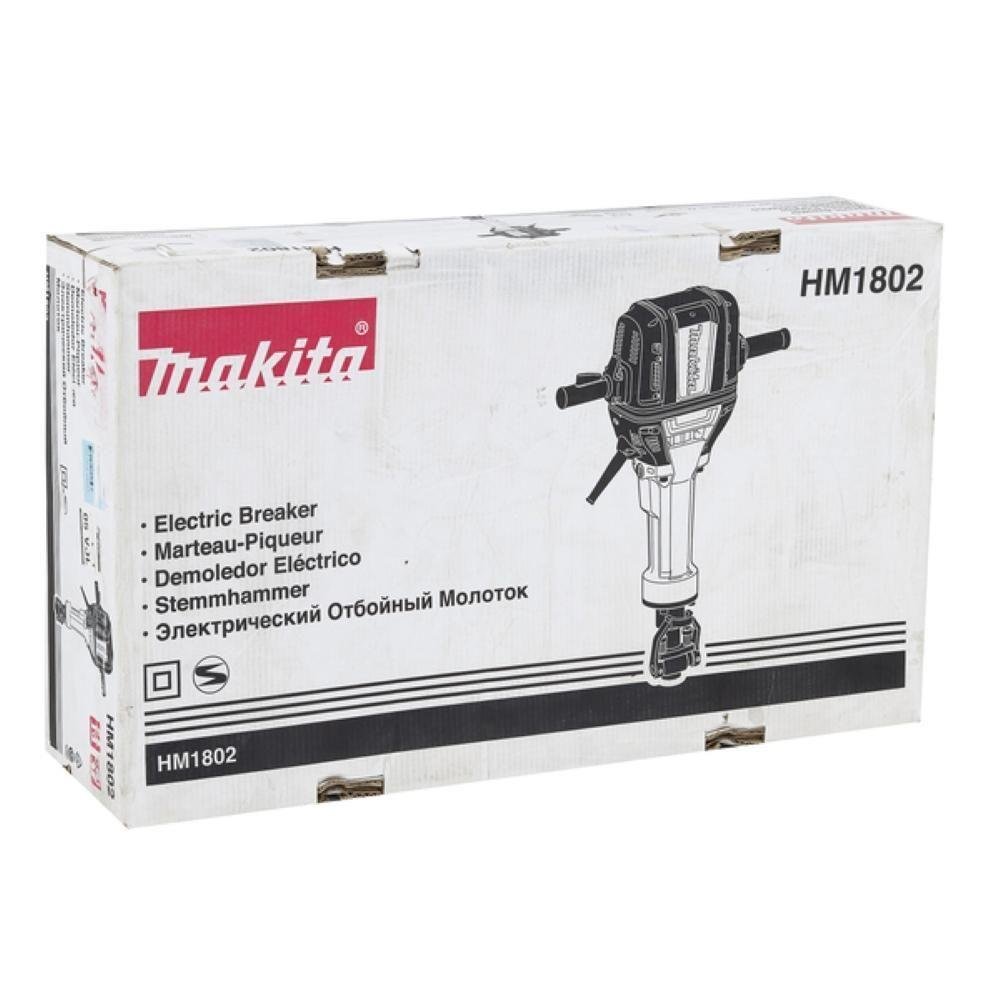 Martelo Demolidor 28.6mm 2000w 71,4j com Chave Allen e Ponteiro Hm1802 127v Makita - 2