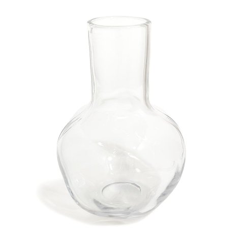 Vaso em Vidro Orgânico Decorativo 26x17cm