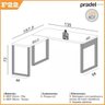 Mesa para Escritório em L Industrial  - 3
