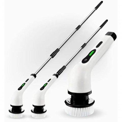 Esfregão Mop Elétrico 9 em 1 Escova de Limpeza 360 Giratório