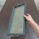 Ver imagem 4 de Bandeja Decorativa para Servir Home&co Retangular Mdf 40x20x4cm Preto