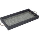 Ver imagem 1 de Bandeja Decorativa para Servir Home&co Retangular Mdf 40x20x4cm Preto