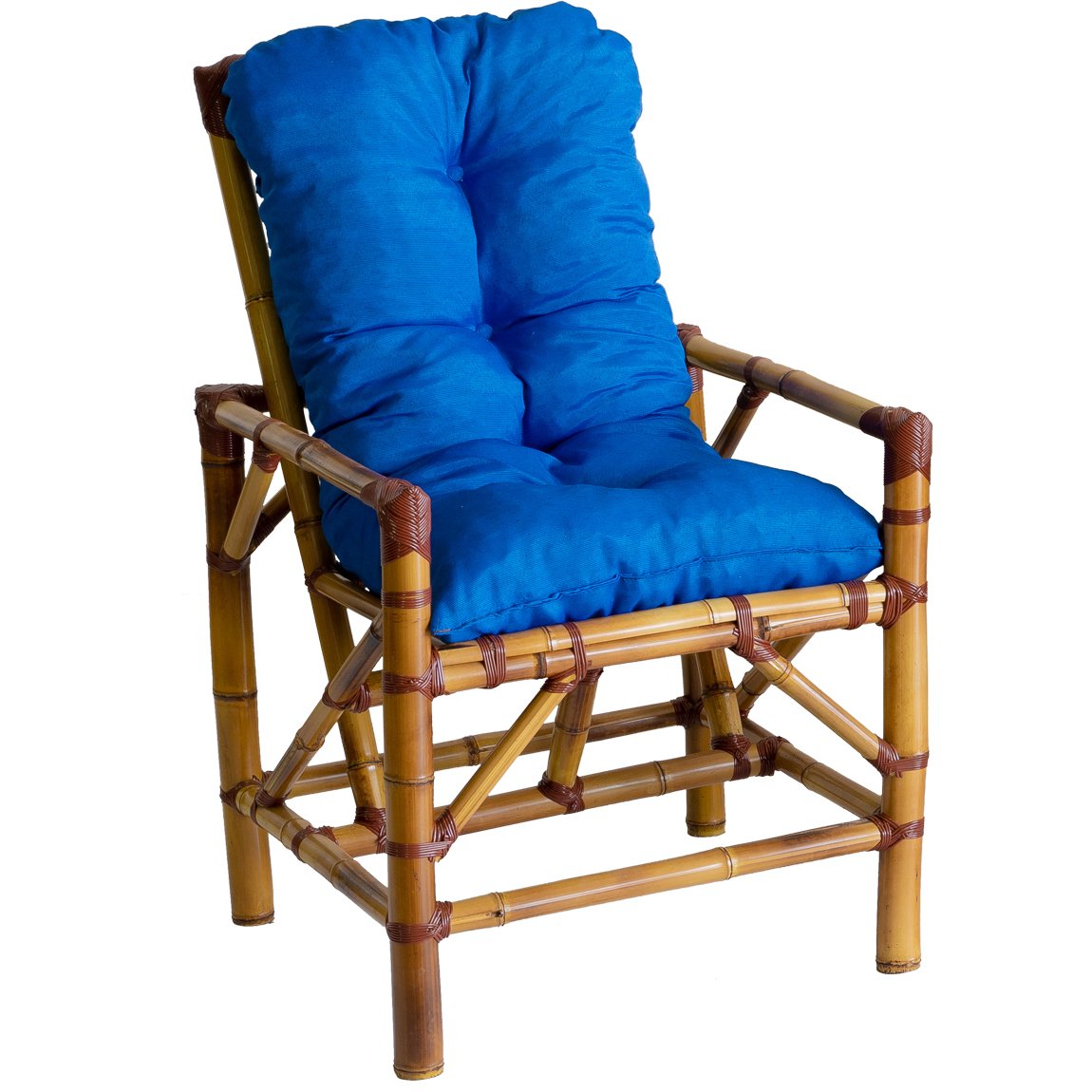 Conjunto Bambu Namoradeira, 2 Cadeiras + Mesa de Centro com Almofadas para Área T14 - 3