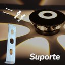 Ver imagem 7 de Arandela Led 8w 6 Fachos Branco Quente 3000-3500k Corpo Circular Preto Biv Marca Hitec