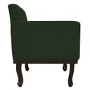 Ver imagem 6 de Poltrona Decorativa Classic Pés Luiz Xv Linho - Adj Decor Verde