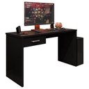 Ver imagem 1 de Mesa para Computador Desk Gamer Drx-9000 Preto Black - Móveis Leão