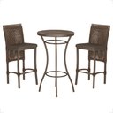 Ver imagem 1 de Mesa Bistrô e 2 Banquetas Roma Marrom Corda Náutica Estofado 9 Trama Original