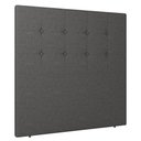 Ver imagem 1 de Cabeceira Cama Box Solteiro Luana 90cm Linho Cinza - Desk Design