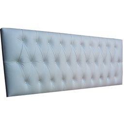 CABECEIRA PAINEL VINTAGE CORINO BRANCO CASAL 140 X 60 RBL - 3