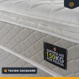 Colchão de Espuma D45 Pillow Top Strong Casal 138cm - 5