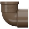 Joelho De 90° Soldável Roscável PVC Marrom Tubos Água Fria 3/4" Polegadas 25mm Tigre - 2