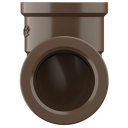 Joelho De 90° Soldável Roscável PVC Marrom Tubos Água Fria 3/4" Polegadas 25mm Tigre - 3