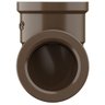 Joelho De 90° Soldável Roscável PVC Marrom Tubos Água Fria 3/4" Polegadas 25mm Tigre - 3