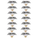 Ver imagem 1 de Ralo Inteligente 10x10 Kit 14 Uni Anti Odor Inseto Banheiro Lavabo Casa Cozinha Quintal Lavanderia H