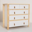 Ver imagem 6 de Cômoda 5 Gavetas Íris CabeCasa MadeiraOriginals Branco/Marrom