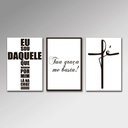 Ver imagem 1 de Placa Decorativa - Eu Sou Daquele Arte Destaque 20 X 30 Cm