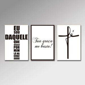 Placa Decorativa - Eu Sou Daquele Arte Destaque 20 X 30 Cm