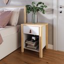 Ver imagem 1 de Mesa de Cabeceira 1 Gaveta Íris CabeCasa MadeiraOriginals