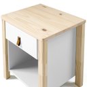 Ver imagem 5 de Mesa de Cabeceira 1 Gaveta Íris CabeCasa MadeiraOriginals Branco