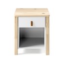 Ver imagem 2 de Mesa de Cabeceira 1 Gaveta Íris CabeCasa MadeiraOriginals Branco