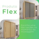 Ver mais imagens de Guarda-Roupa Solteiro 2 Portas 2 Gavetas com Pés Costa Rica Marrom Jequitibá