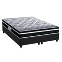 Ver imagem 1 de Cama Box Queen: Colchão Espuma Probel D33/EP Advanced Tech1500 Plus + Base CRC Suede Gray(158x198)