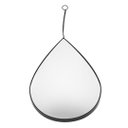 Ver imagem 1 de Espelho Decorativo em Formato de Gota com Corrente 1 Unidade - Preto