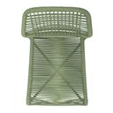Ver imagem 6 de Kit 4 Cadeiras Empilhável Leme Fratini Aço Verde Assento e Encosto Trama de Corda Náutica Verde