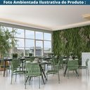 Ver mais imagens de Kit 4 Cadeiras Empilhável Leme Fratini Aço Verde Assento e Encosto Trama de Corda Náutica Verde