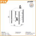 Ver imagem 3 de Mesa Lateral Auxiliar Industrial Marrom 100% MDF