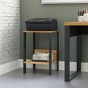 Ver imagem 1 de Mesa Lateral Auxiliar Industrial Marrom 100% MDF