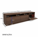 Ver imagem 2 de Rack para TV em MDF Estante 2.70m
