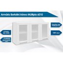 Ver imagem 2 de Módulo Cozinha Bertolini Múltipla Armário 6010 3 Portas c/Vidro Branco