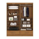 Ver imagem 5 de Guarda-Roupa Modulado 2 Peças 2 Portas 2 Gavetas Smart Plus Marrom/Cinamomo