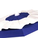 Ver imagem 4 de Guarda-sol Articulável Listrado Azul com Proteção UV 2,4m - A\CASA