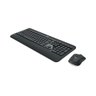 Kit Teclado e Mouse Logitech Mk540 Advanced sem Fio Unifying Multimídia Preto - 3