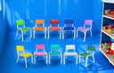 Ver imagem 1 de Kit 10 Cadeiras Infantil Iso Colors Brinquedoteca Escolas Creches Igrejas Ecomhome