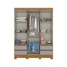 Guarda Roupa Casal 03 Portas 04 Gavetas B55 Briz - 3
