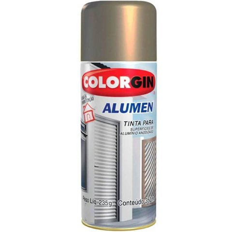 Tinta Spray Alumen 350ml Bronze 1002 - 7002 - Colorgin Sherwin Williams