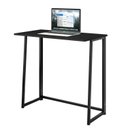 Ver imagem 2 de Escrivaninha Mesa Escritório Dobrável Fit 100% MDF 80cm Industrial Yescasa Preto