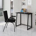 Ver imagem 1 de Escrivaninha Mesa Escritório Dobrável Fit 100% MDF 80cm Industrial Yescasa Preto