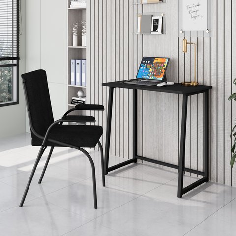 Escrivaninha Mesa Escritório Industrial Dobrável Fit Yescasa