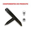 Ver imagem 2 de 04 Suportes Refletor Preto 1 Espeto Estacas Chão Jardim - 04 Cjts