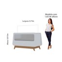 Ver imagem 5 de Berço com 3 Regulagens de Altura Nuvem Gelius Móveis