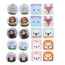 Ver imagem 2 de Jogo da Memória Infantil 10 Pares Peças Grandes para Crianças Animais Fofinhos