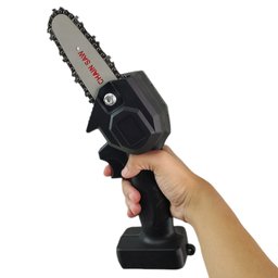 Mini Serra Eletrica Motossera De Mao 600W Corte Rapido Madeira Arvore Galhos Eficiente Jardim - 11