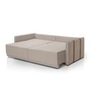 Ver imagem 6 de Sofá Cama Retrátil Reclinável 2 Lugares Unique em Linho Sala - 224 Cm