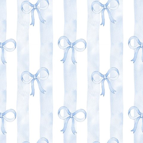 Papel de Parede Decorativo Laços Verticais Decoração Delicada para Quartos - 4 Rolos
