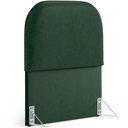 Ver imagem 1 de Cabeceira Cama Box 100cm Orgânica Lanna W01 Couríssimo Verde - Lyam Decor